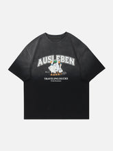T-Shirt mit Gans-Grafik